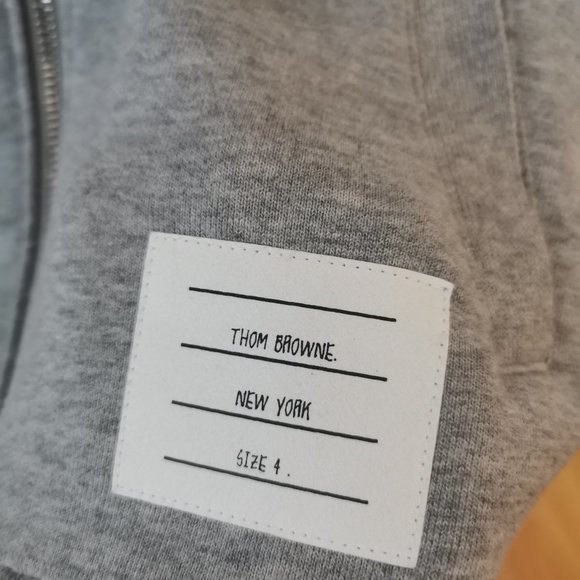 THOM BROWNE Graphic Print Crew Neck Hoodie - Picture 3 of 3